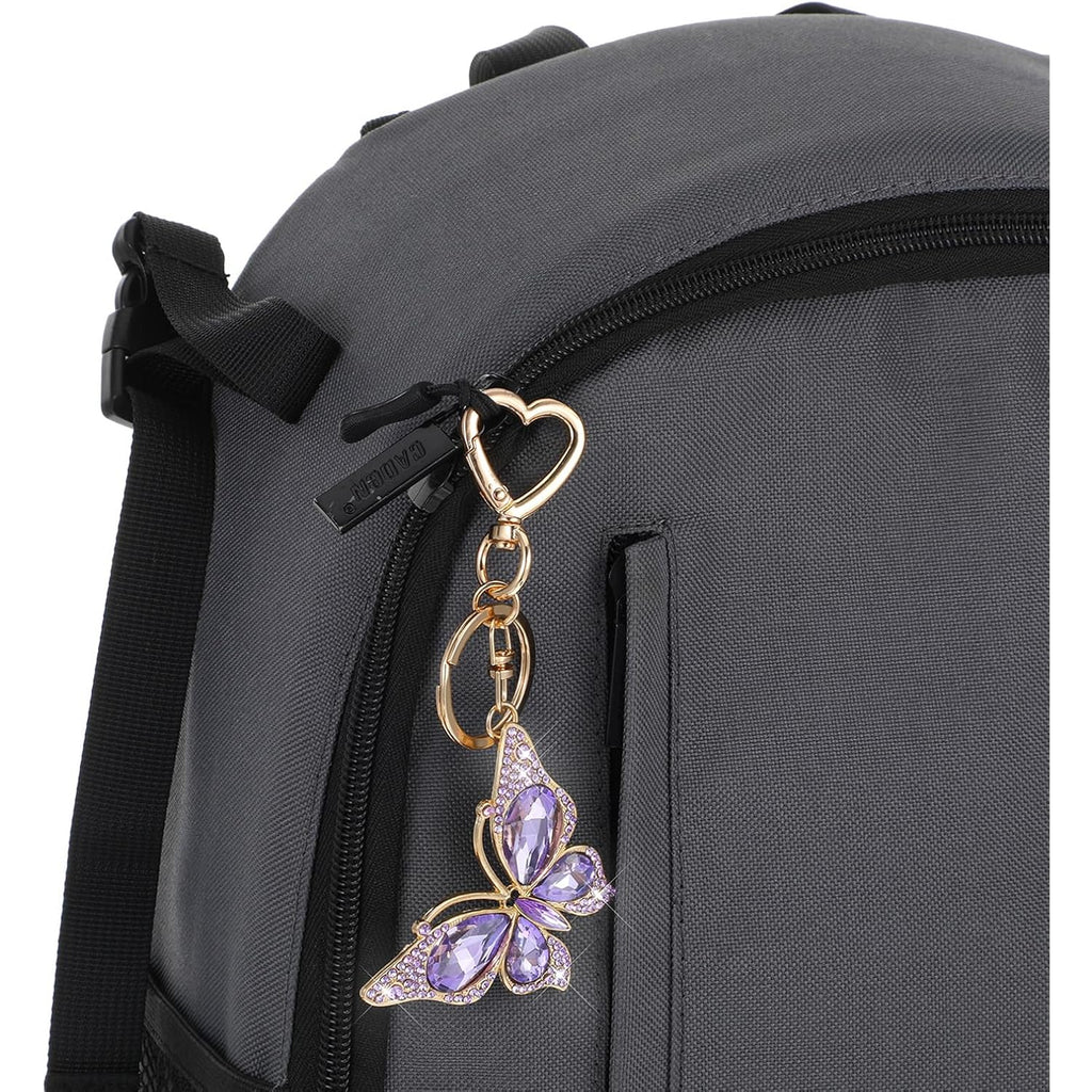 Ymapinc Keychain for Women, Cute Butterfly Bag Charm, Women Keychain Accessories, Diamond Key Chain,Purse Charms for Handbags, Backpack Keychains for Girls