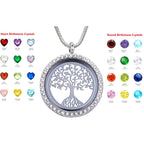 GOKING Family Tree of Life Floating Locket