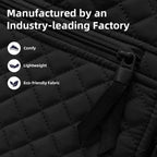 Backpack For Women,College Backpack,Quilted Casual Daypack,Waterproof Bookbag For 15.6Inch Laptop (Black)
