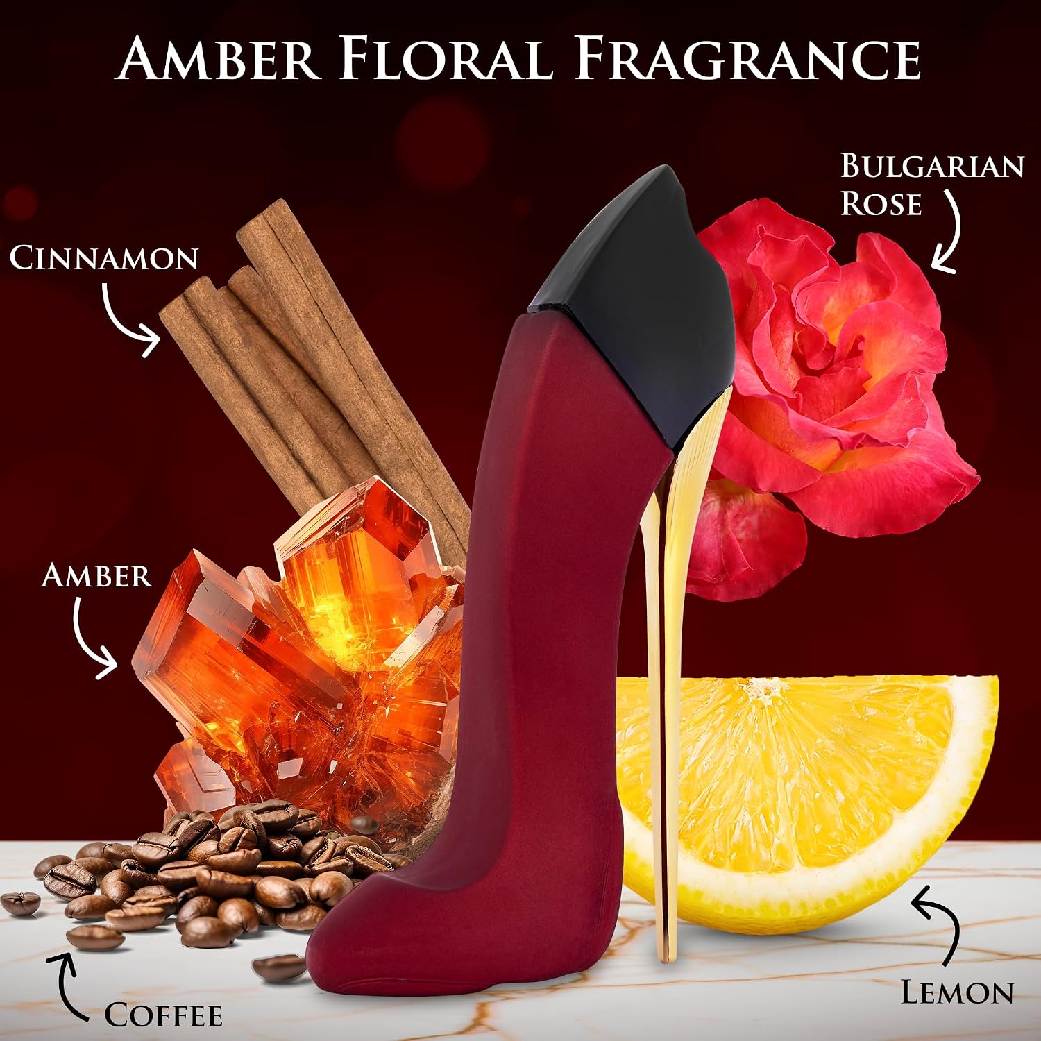 Bad Girl Velvet For Women Eau De Parfum 3.4 Fl Oz- Sweet, Warm & Powdery Tone - Combination Of Tonka Bean, Vanilla & Praline - Free Of Paraben, Vegan & Cruelty-Free - Elegant 100Ml Bottle