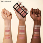 Milani Gilded Mini Eyeshadow Palette with 6 Matte & Shimmer Hues - It's All Ros√©