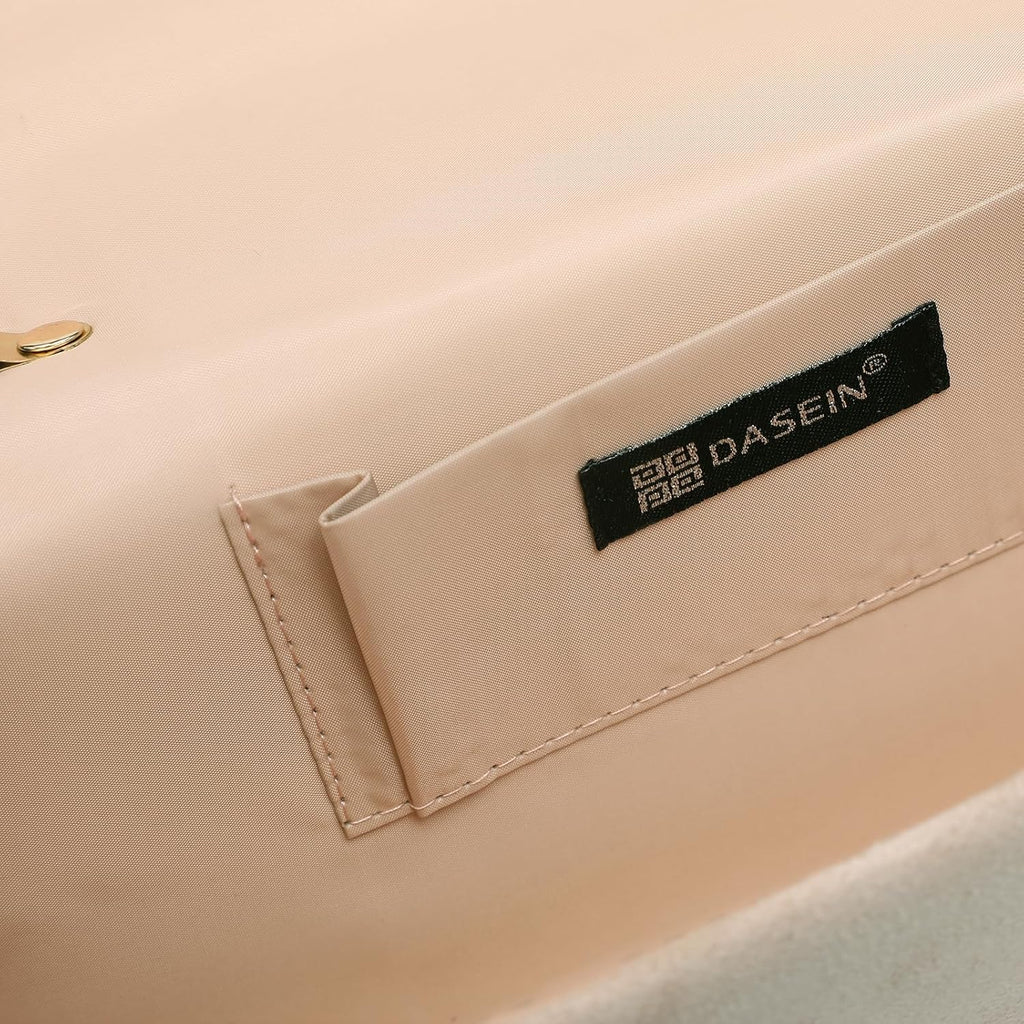 Dasein Women Faux Suede Evening Clutch Bags Formal Party Clutches Wedding Purses Cocktail Prom Clutches