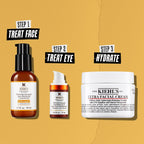 Kiehl'S Powerful-Strength 10% Vitamin C Eye Serum, Line-Reducing & Dark Circle Diminishing Eye Cream, Smooths & Hydrates Undereye, For Puffiness & Lines, With Hyaluronic Acid & Tri-Peptide - 0.5 Fl Oz