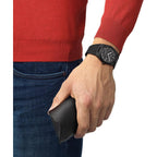 Tissot Prx Powermatic 80, Swiss Automatic Watch For Men, 40Mm, Forged Carbon Case, T1379079720100