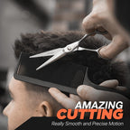 High-End Professional Hair Cutting Scissors Shears - Ultra Sharp Blades For Precise Cutting - Barber Shears Haircut Scissors 440C Stainless Steel For Salon Hairstyling & Home Hairdressing