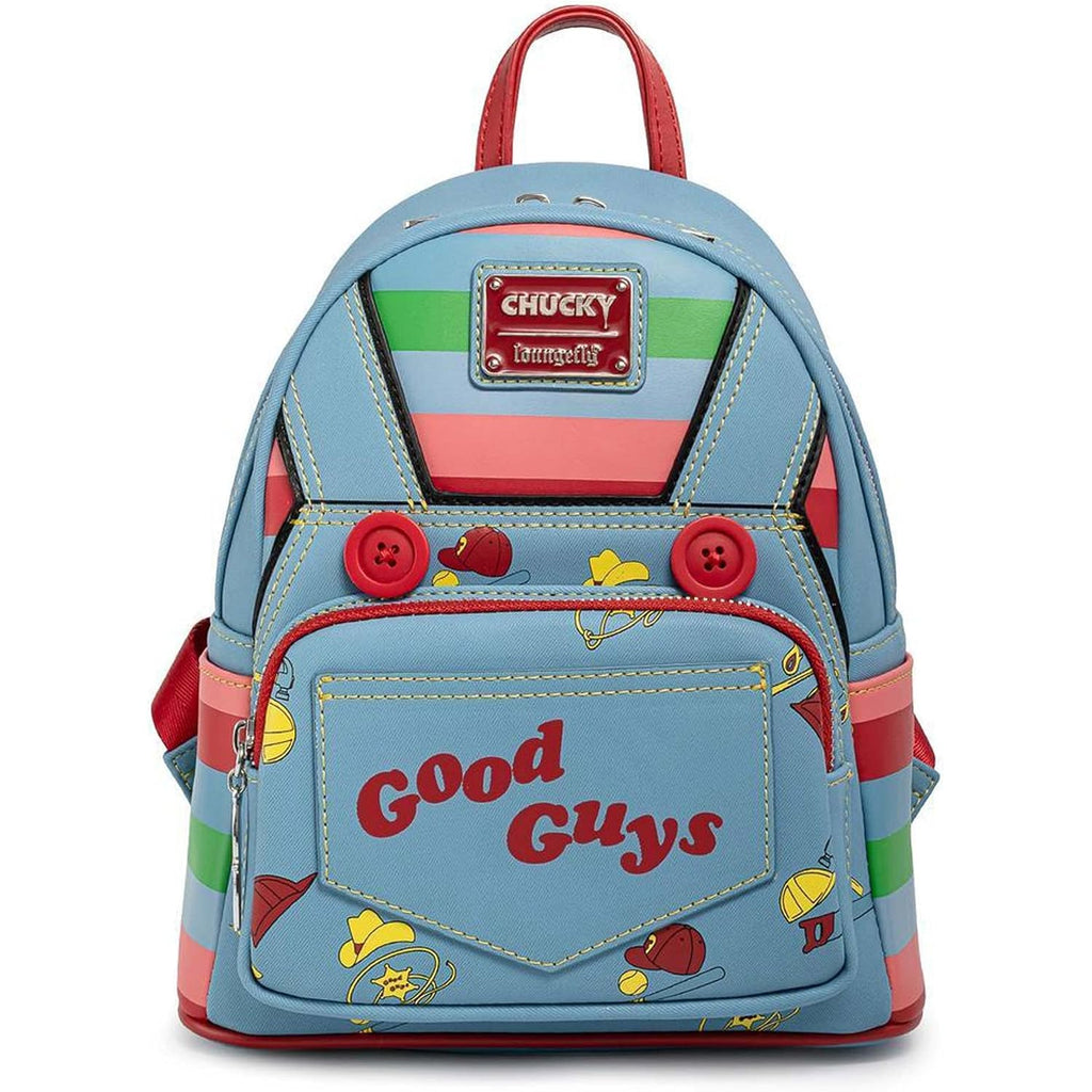 Loungefly Childs Play Chucky Cosplay Womens Double Strap Shoulder Bag Purse