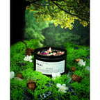Obsidian Crystal Energy Candle, Good Aura Health Protection, Baltic Amber Chakra Magic Self-Care, Emotional Support, Encouragement and Affirmation Gift.(HEAL)
