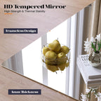 Frameless Bathroom Mirror, 24"x36" Frameless Vanity Mirror, Tempered Glass Rectangle Frameless Wall Mirror, Bathroom Mirrors for Over Sink, Living Room, Bedroom, Entryway
