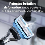 Gillette SkinGuard Razors for Men, 1 Razor Handle and 2 Razor Blade Refills, Designed for Men with Sensitive Skin, Razor Bumps, and Shaving Irritation