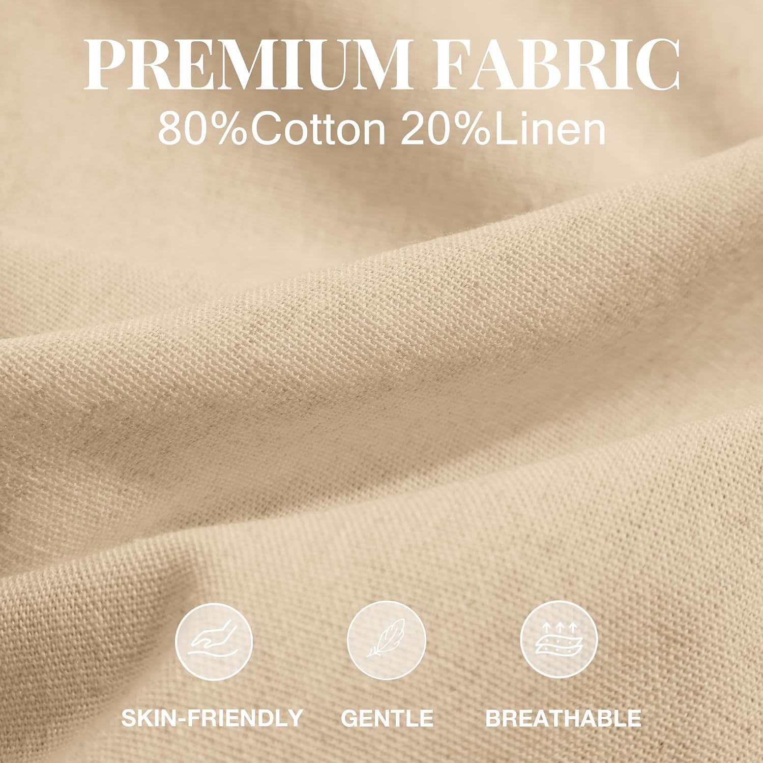Jemldl Men'S Shorts Casual 7" Cotton Linen Button Elastic Waist Summer Beach Golf Shorts With Multi-Pocket