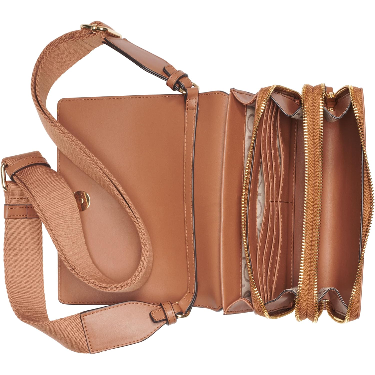 Calvin Klein Women'S Millie Triple Compartment Camera Bag Crossbody
