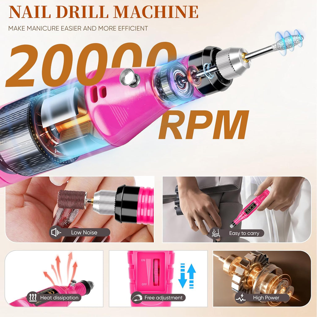 Nail Polish Kit with UV Light 25 Colors Gel Polish Starter Kit