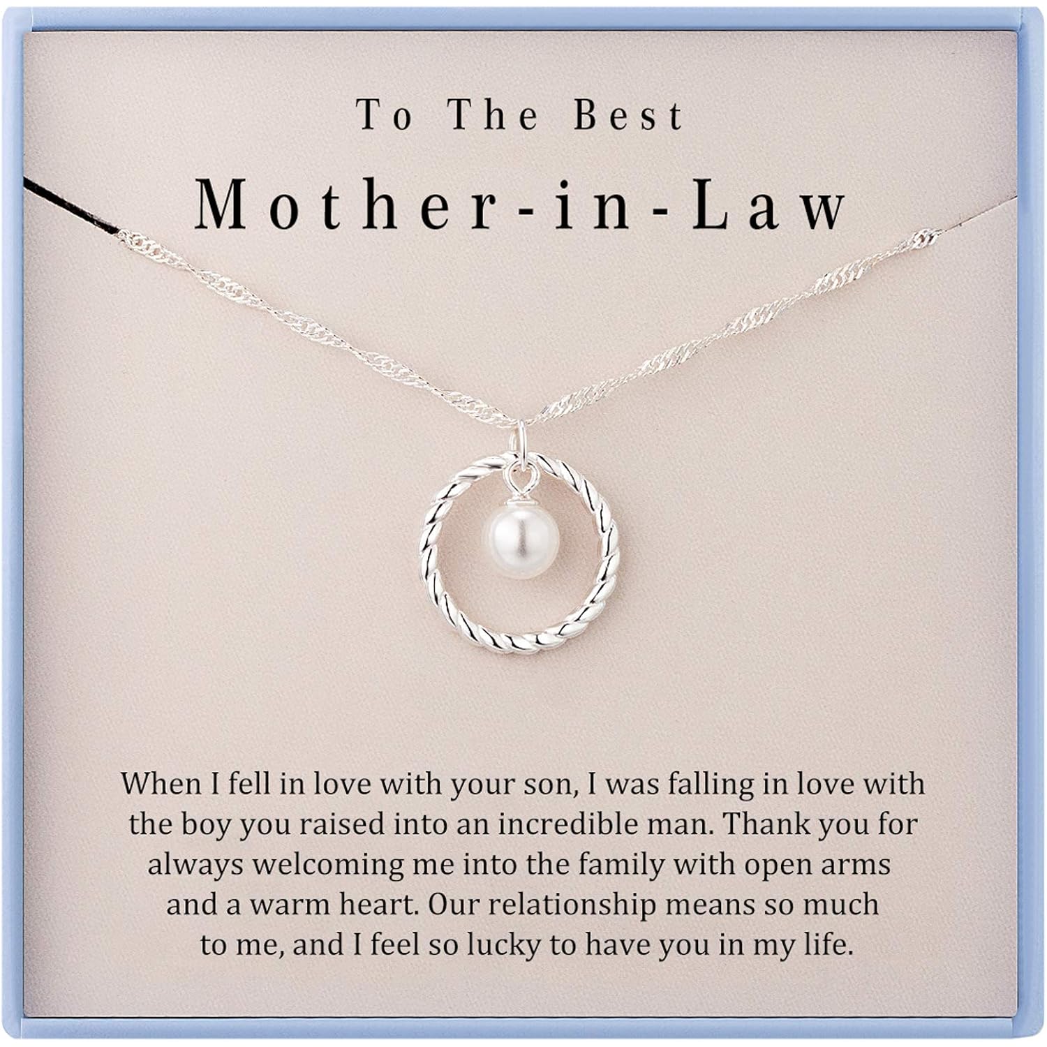 Burning Love Mother in Law Necklace Mom Gifts Mother Daughter Necklace Sterling Silver Circle Necklaces for Mother in Law Gifts Christmas Holiday Jewelry