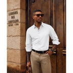 Pj Paul Jones Mens Dress Shirts Wrinkle Free Stretch Button Down Shirt Casual Long Sleeve Business Shirts