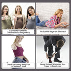 JASGOOD Women No Show Stretch Belt Adjustable Elastic Web Belt with Flat Buckle for Jeans Pants Casual Belts