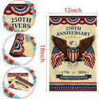 4Th Of July Decorations - 250Th Anniversary Garden Flag | Fourth Of July Decor Patriotic Usa Banner,1776-2026 America Merchandise Accessories For Garden Yard Porch Patio Lawn Outdoor Outside