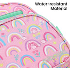 Girls Backpack 5-8: Lightweight Kids Backpacks For Girls - Girl Bookbag For Elementary School - Rainbow Pink