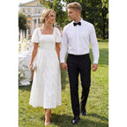 Zesica Wedding Guest Dresses For Women Summer 2026 Boho Floral Midi Dress Flowy Beach Vacation Graduation Long Dresses