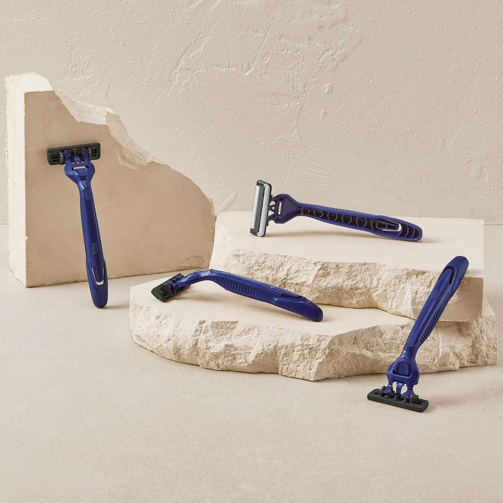 Harry's Disposable Razors for Men - 10 Count - 3-Blade Men's Razors for Travel and On-the-Go Convenience