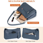 Genuine Leather Crossbody Bags For Women Small Crossbody Handbag Shoulder Purses With 2 Detachable Straps