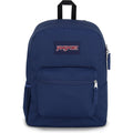 Jansport Cross Town Backpack 17" X 12.5" X 6" - Simple Bag For Everyone With 1 Main Compartment, Front Utility Pocket - Premium Class Accessories - Navy