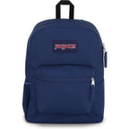 Jansport Cross Town Backpack 17" X 12.5" X 6" - Simple Bag For Everyone With 1 Main Compartment, Front Utility Pocket - Premium Class Accessories - Navy