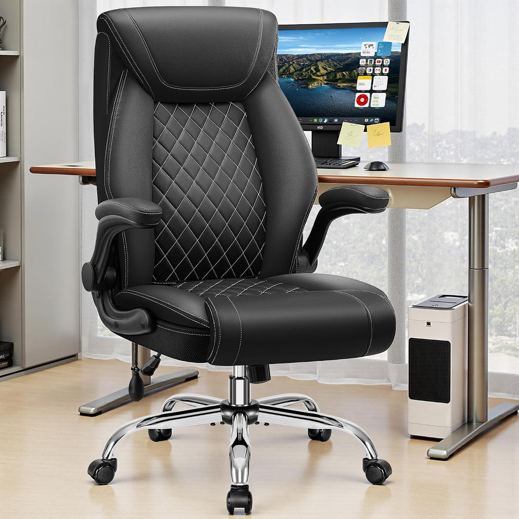 Executive Office Chair, Big And Tall Ergonomic Computer Desk Chair Black
