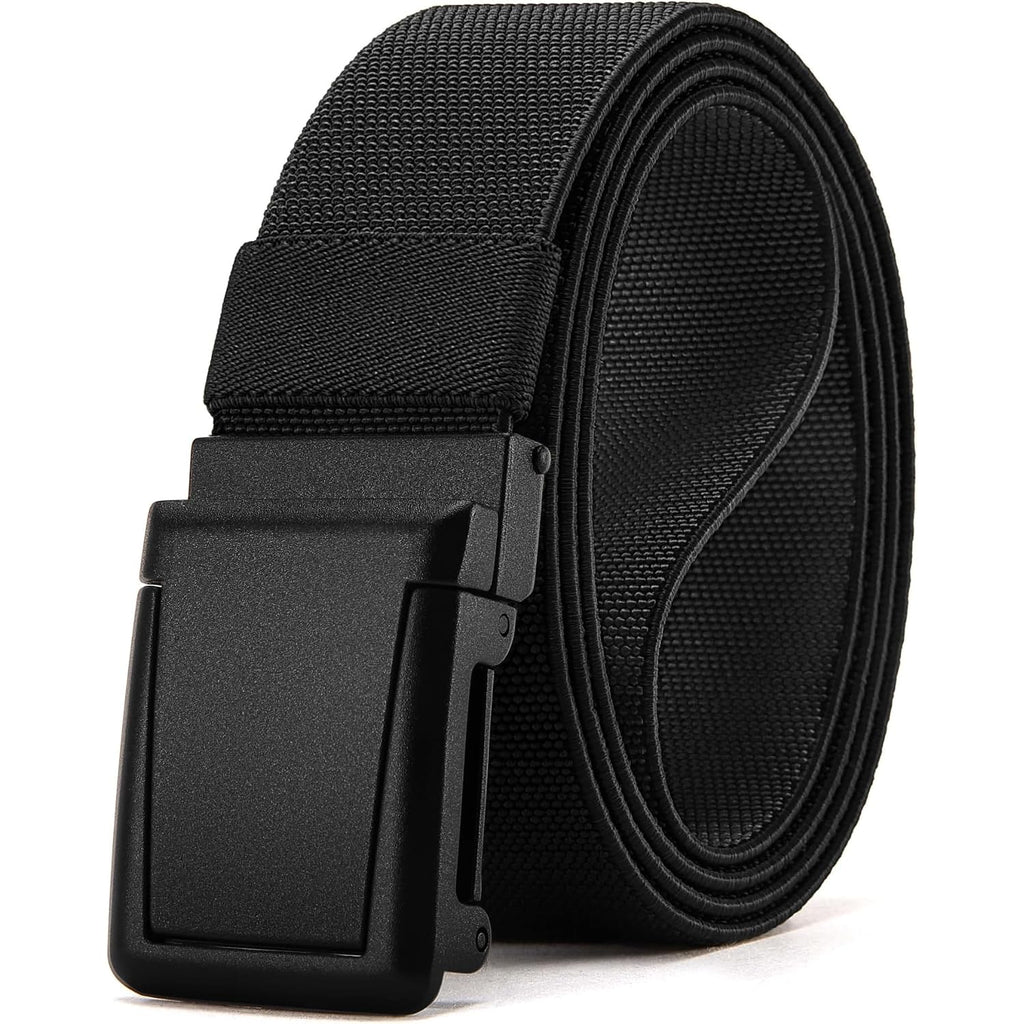 Chaoren Tactical Belt Men - 1.5" Stretch Work Belt With Zinc Alloy Buckle | Quick Release, Zinc Alloy Buckle, Heavy Duty, Stretchy Nylon, Military, Hiking, Edc, Emt, Ems
