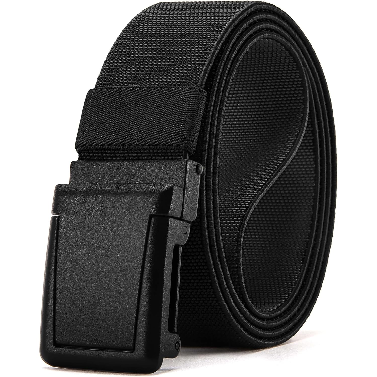 Chaoren Tactical Belt Men - 1.5" Stretch Work Belt With Zinc Alloy Buckle | Quick Release, Zinc Alloy Buckle, Heavy Duty, Stretchy Nylon, Military, Hiking, Edc, Emt, Ems
