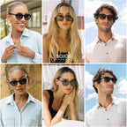 Sojos Trendy Square Polarized Sunglasses For Women Men, Retro Vintage Uv Protection Womens Mens Sun Glasses Sj2624