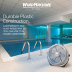 Lasko Wind Machine Fan, Air Circulator Fan With 3 Speeds, 20" Model 3300, Gray