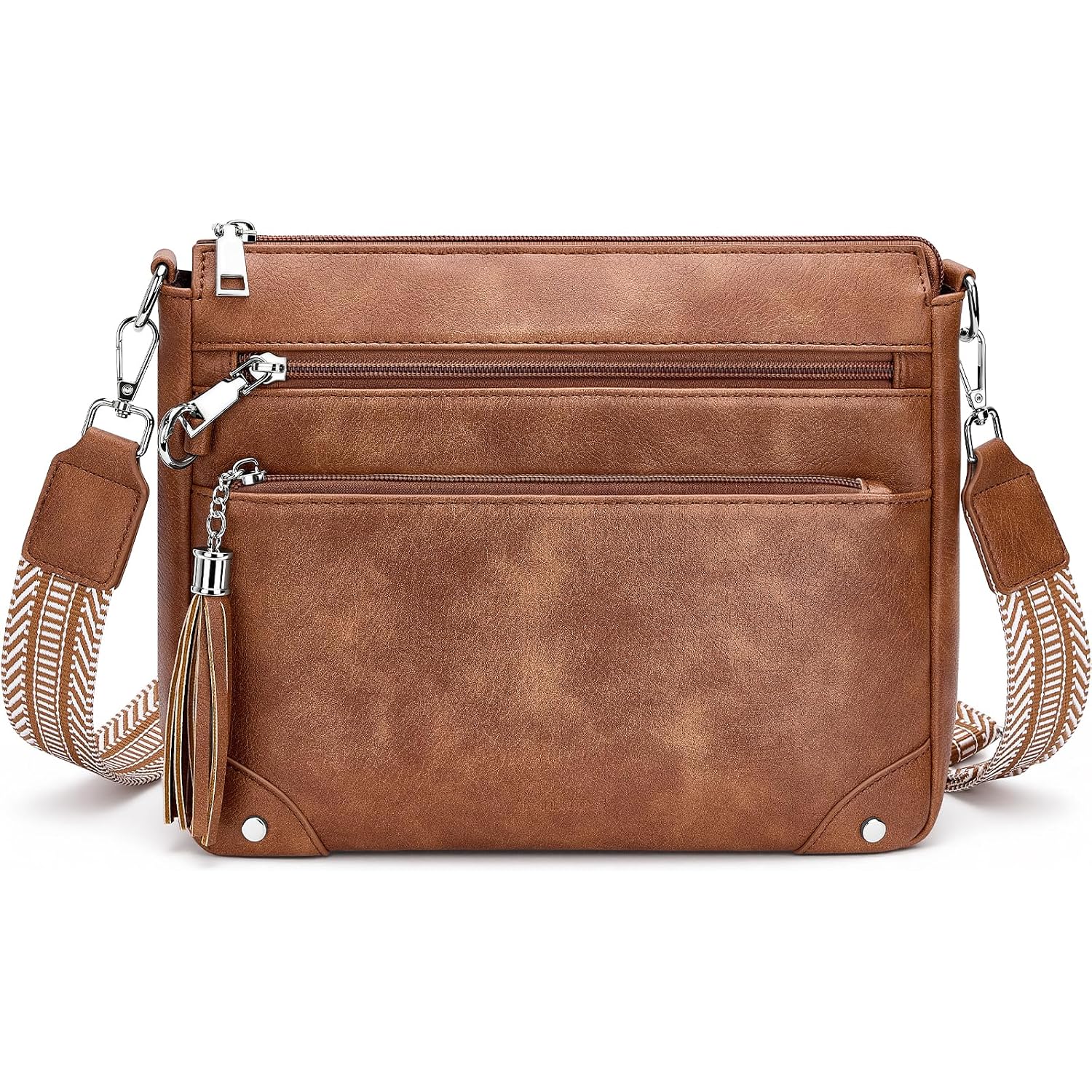 Anti Theft Crossbody Purse For Women Rfid Crossbody Bags For Travel Vegan Leather Cross Body Bag With Built-In Wallet