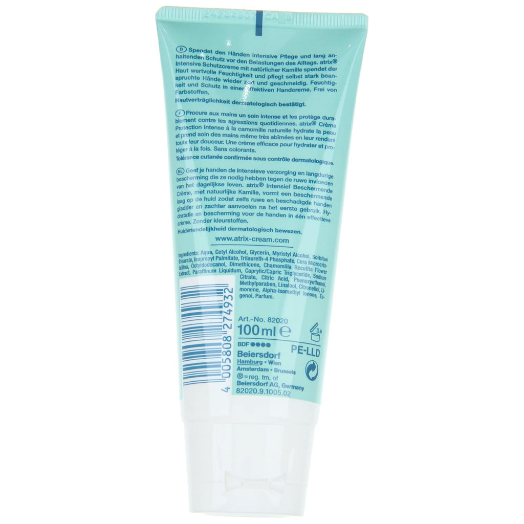 Atrix Intensive Protection Hand Cream 100ml 3.4oz Tube