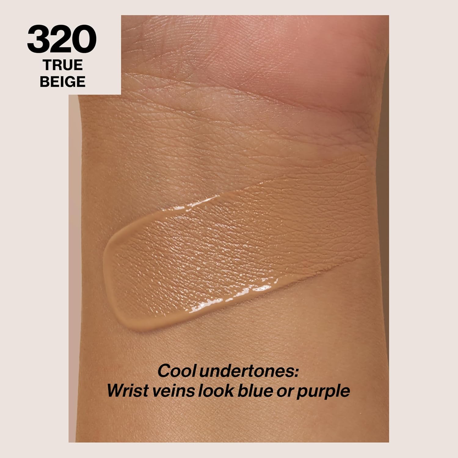 Revlon Liquid Foundation, Colorstay Face Makeup For Normal & Dry Skin, Spf 20, Longwear Medium-Full Coverage With Natural Finish, 320 True Beige, 1 Fl Oz