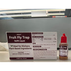 10 Pack Fruit Fly Trap Refill Liquid, 0.68Oz/ Bottle, Liquid Fly Traps Refill For Indoors,Effective Lure Refill Gnat Catcher For Home Kitchen Use,Non Toxic Safe Near Food