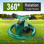 Sprinklers For Yard, Lawn & Garden Sprinkler Automatic 360 Rotating For Large Area Coverage, Grass Water Sprinkler For Kids And Pets Water Fun