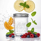 Wellife 6-Pack Mason Jars 16 Oz With Lids – Wide Mouth Glass Mason Jars, Airtight Leak-Proof Canning Jars 16 Oz For Food Storage, Fermenting, Pickling, Freezing, And Crafts