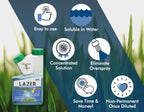 Liquid Harvest Lazer Blue Concentrated Spray Pattern Indicator 8 Ounces Perfect Weed Dye, Herbicide Fertilizer Marking Turf Mark And Marker