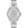 Bulova Ladies' Classic Crystal Stainless Steel 2-Hand Quartz Watch, Pave Dial Style: 96L236