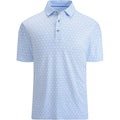 Esabel.C Golf Shirts For Men Dry Fit Performance Short Sleeve Print Moisture Wicking Collared Shirt