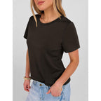 Women Short Sleeve Tops Summer Basic Tee Wrinkle-Free Trendy Cute T Shirts 2026 Spring Business Casual Outfits