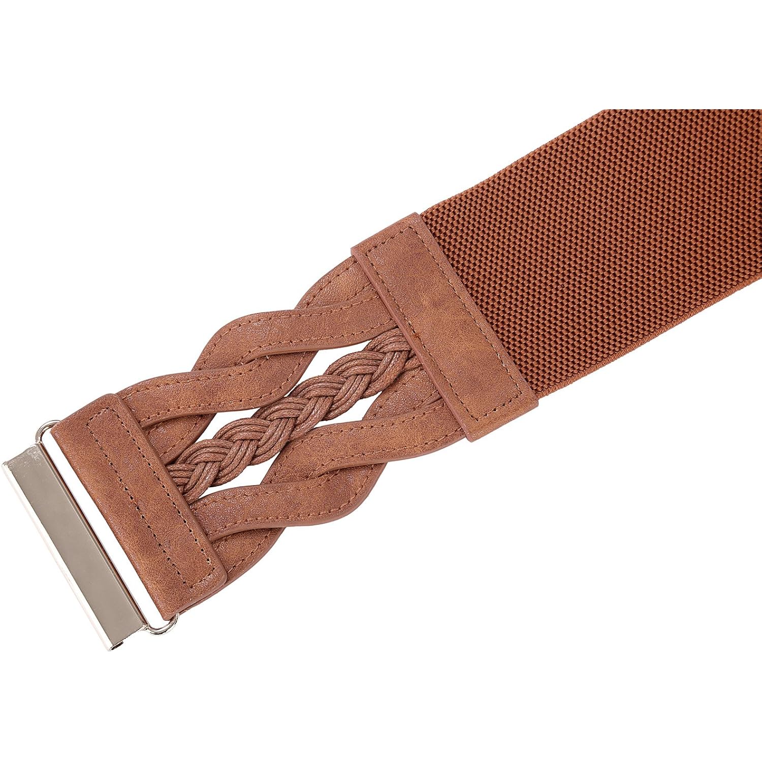 GRACE KARIN Women's Elastic Wide Belts Vintage Stretchy Belt Retro Fashion Cinch Belts for Dresses