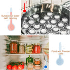 Canning Jar Lids With Rings For Mason Regular Mouth 24Pcs Regular Mouth Kerr Ball Jars Lids With Rings Good Sealing Performance Food Grade Material Kerr Mason Jars For Canning Food Fruits DIY Jam