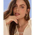 Silver Hoops Earrings for Women Hypoallergenic 925 Sterling Silver 14K Gold Plated Hoop Earrings Lightweight Large Thick Hollow Tube Hoop Earrings 30/40/50/60MM