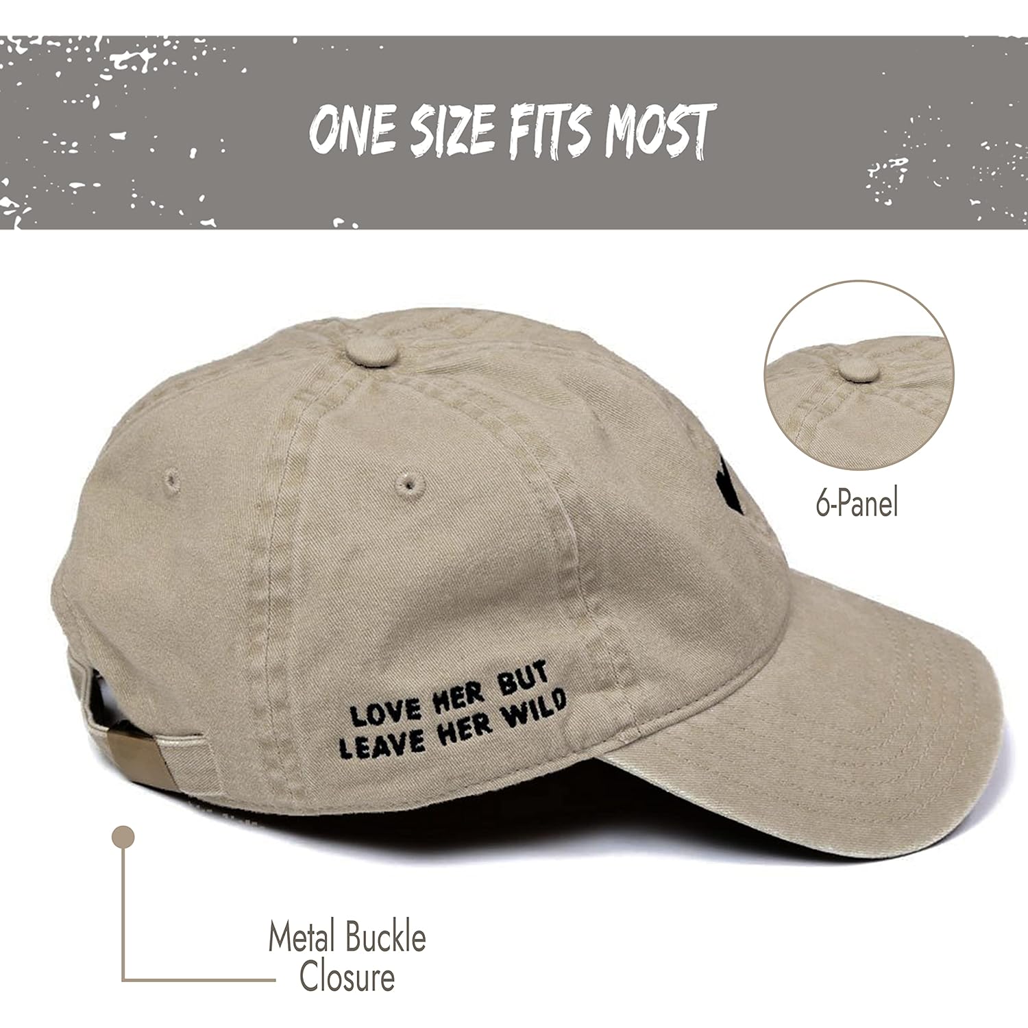 Atticus Poetry Hat, Embroidered Brushed Cotton Women’s Baseball Hat Unisex Fit, Adjustable One Size