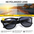 Polarized Sunglasses Womens Trendy Classic Retro Womens Sunglasses Men Driving Sun Glasses UV Protection