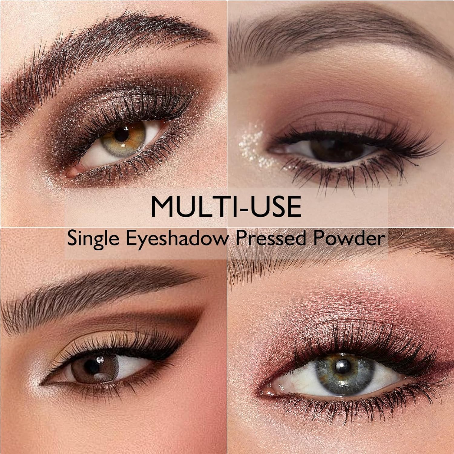 Nude Pink Matte Eyeshadow Palette, Single Eye Shadow Palette High Pigment sombras para ojos Nude Eyeshadow Velvet Compact Pressed Powder Primer Lightweight Blendable for Daily Natural Eye Makeup