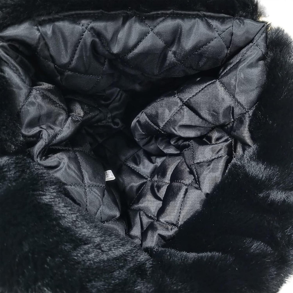 Winter Ushanka Russian Trapper Hats with Ear Flaps,Warm Full Hood Earflap Hat for Men and Women Windproof Fluffy Hats