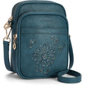 Small Crossbody Bags for Women, RFID Phone Purse with Card Slots, Triple Compartments Lightweight Shoulder Bag