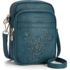 Small Crossbody Bags for Women, RFID Phone Purse with Card Slots, Triple Compartments Lightweight Shoulder Bag
